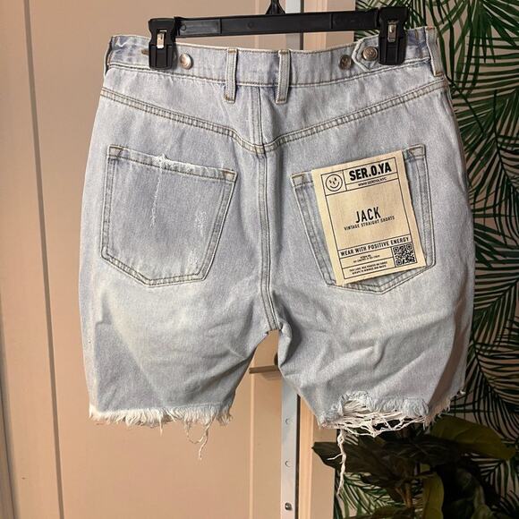 NWT SER.O.YA Jack Vintage Straight Shorts Sz 30 - Picture 13 of 13